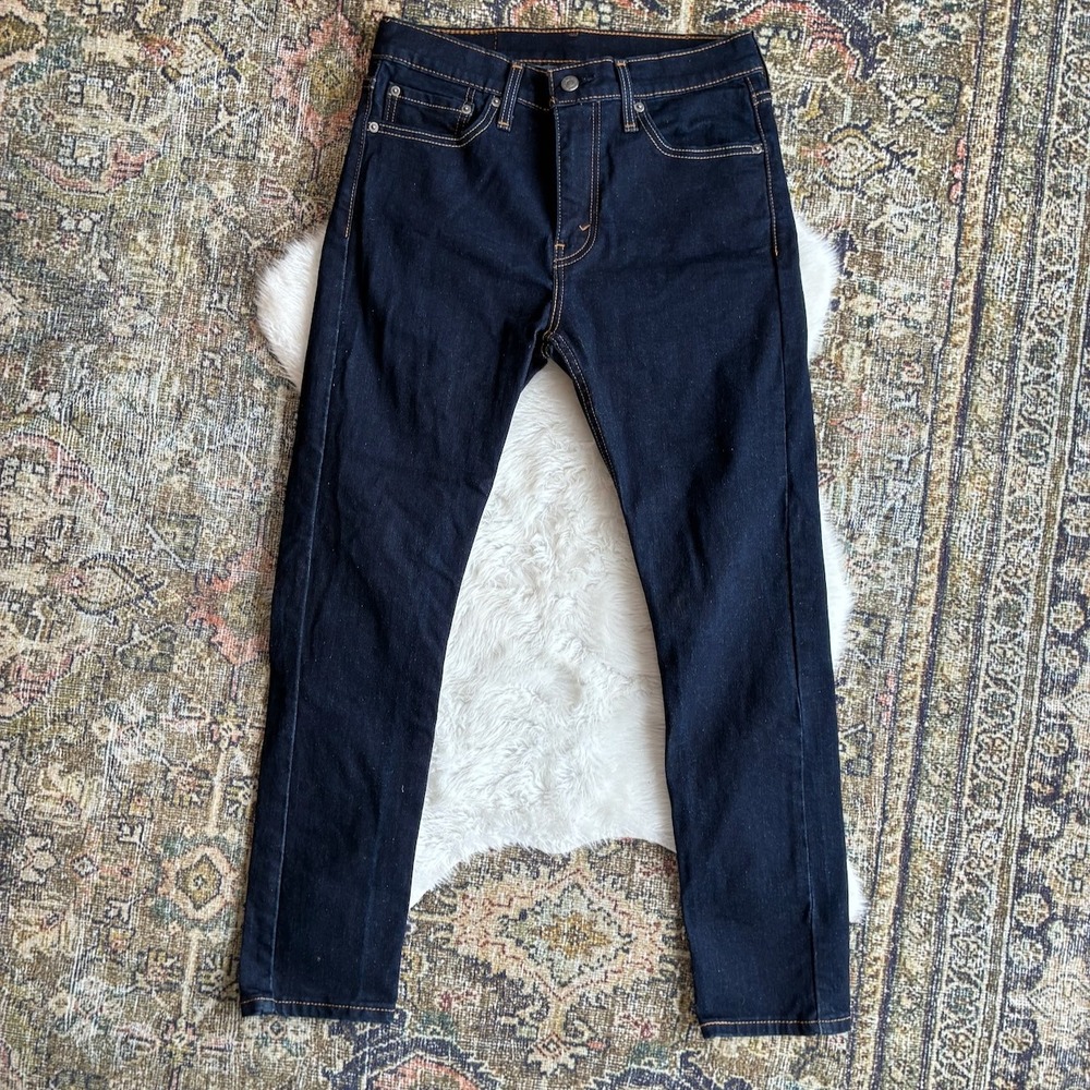 Levis 510 Slim Fit Jeans Mens 31x30 Dark Indigo Denim Pants 05510-0692